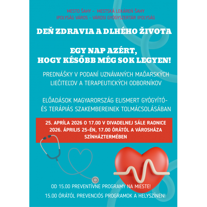 Deň zdravia a dlhého života - Šahy