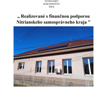 Aktuality / Projekt ’’Investícia do úspory energií ZŠ v obci Slatina’’ - foto