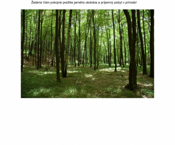 Aktuality / Oznámenie k ochrane lesov pred požiarmi! - foto