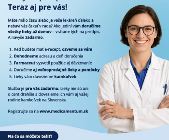 Aktuality / Informačný leták - doručenie liekova až domov - foto