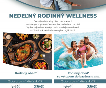Aktuality / Nedeľný rodinný wellness - Hotel Hviezda Dudince - foto