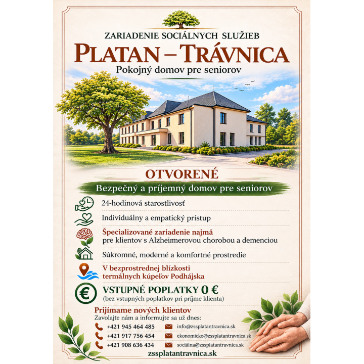 Zariadenie sociálnych služieb Platan Trávnica